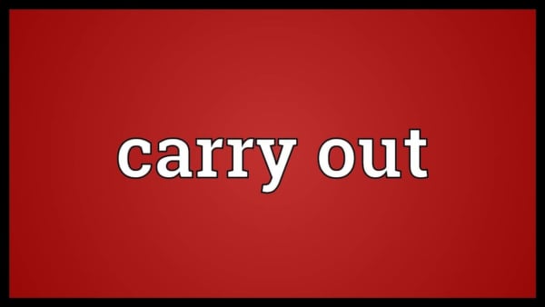 Carry Out là gì? Từ đồng/ trái nghĩa trong tiếng Anh